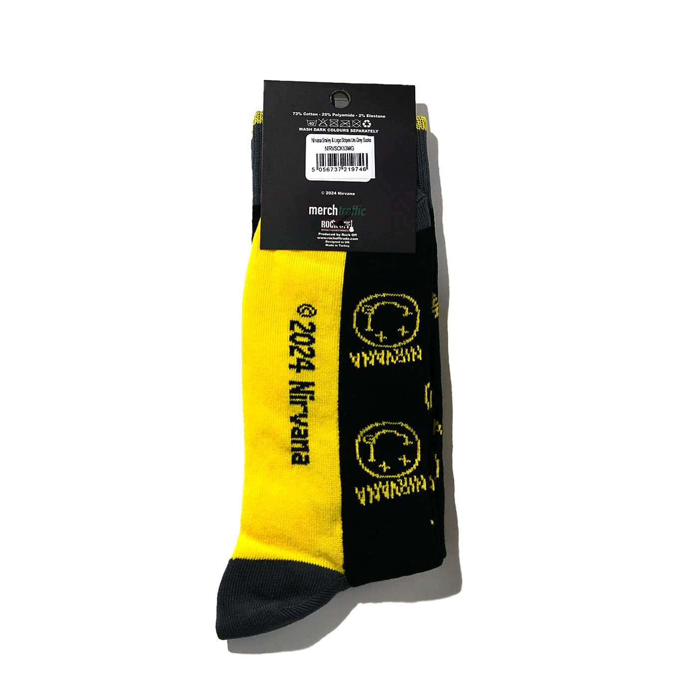 NIRVANA ���å��� Yellow Happy Face Pattern