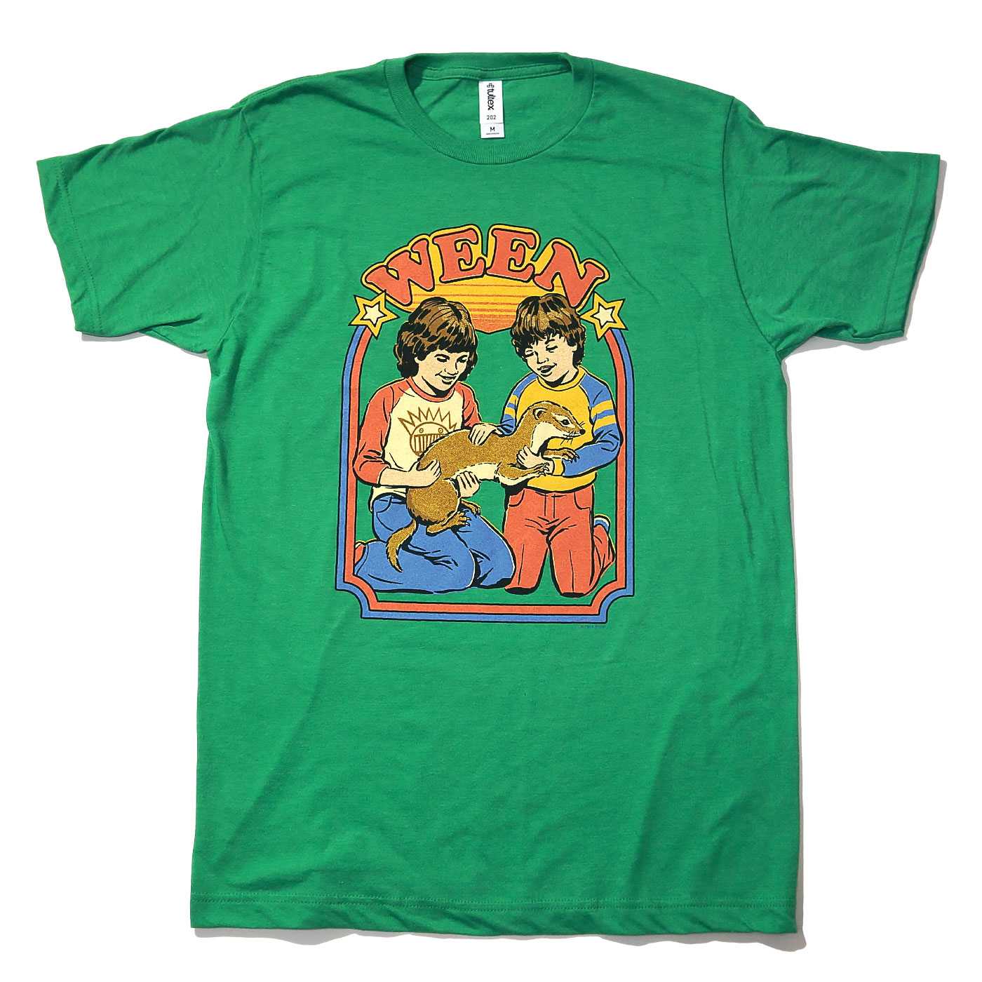 WEEN T����� Weasel Logo-Green