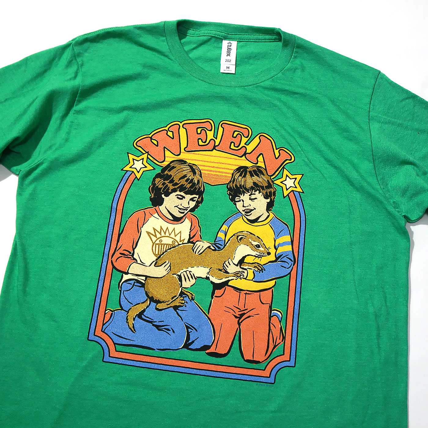 WEEN T����� Weasel Logo-Green