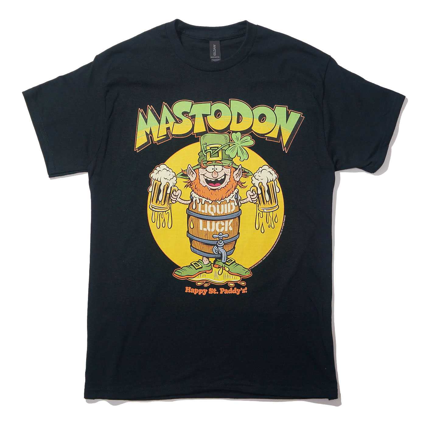 MASTODON T����� Liquid Luck Logo-Black