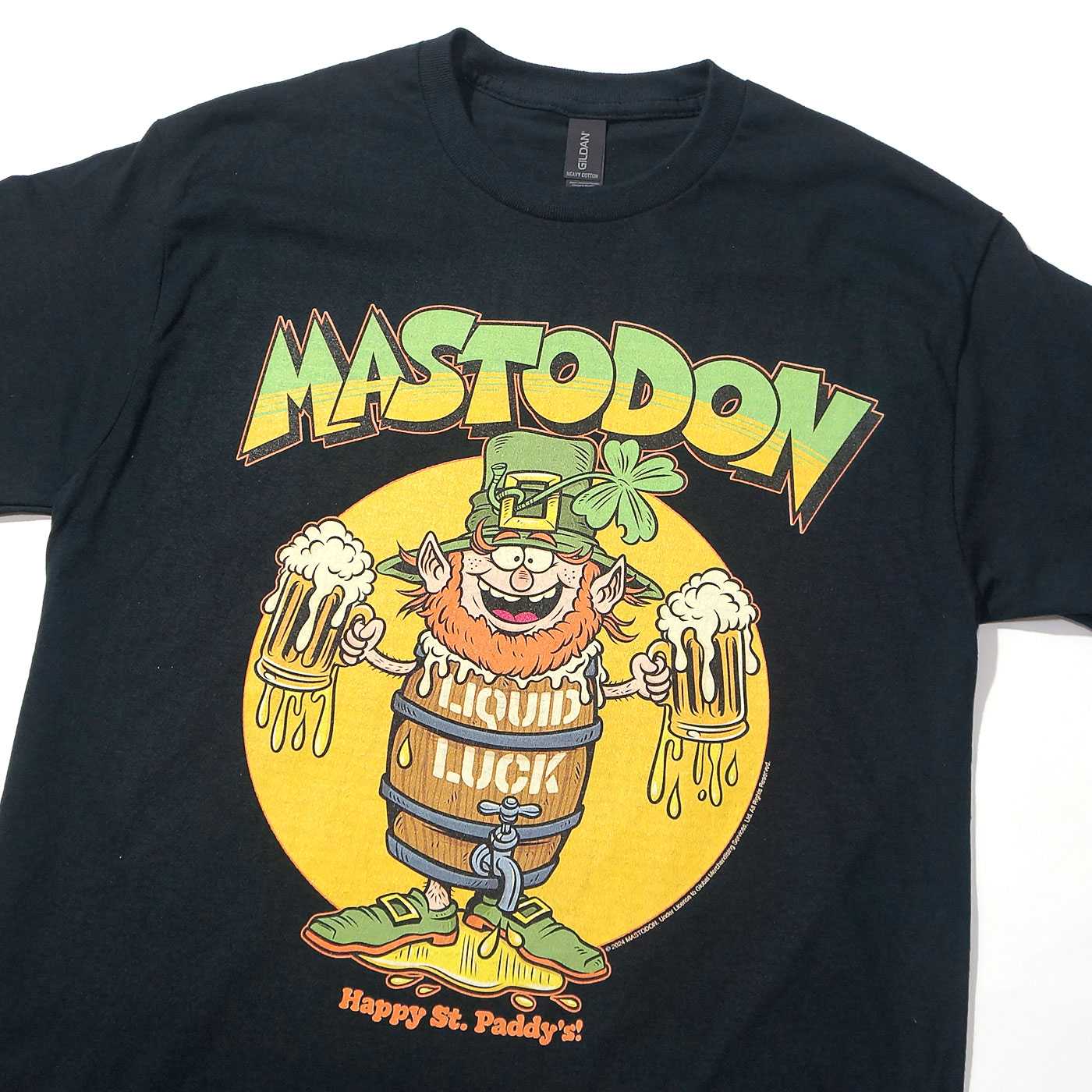 MASTODON T����� Liquid Luck Logo-Black