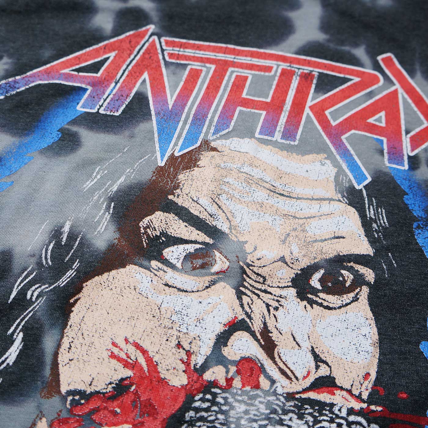 ANTHRAX T����� Fistful Of Metal Dye Wash-Black