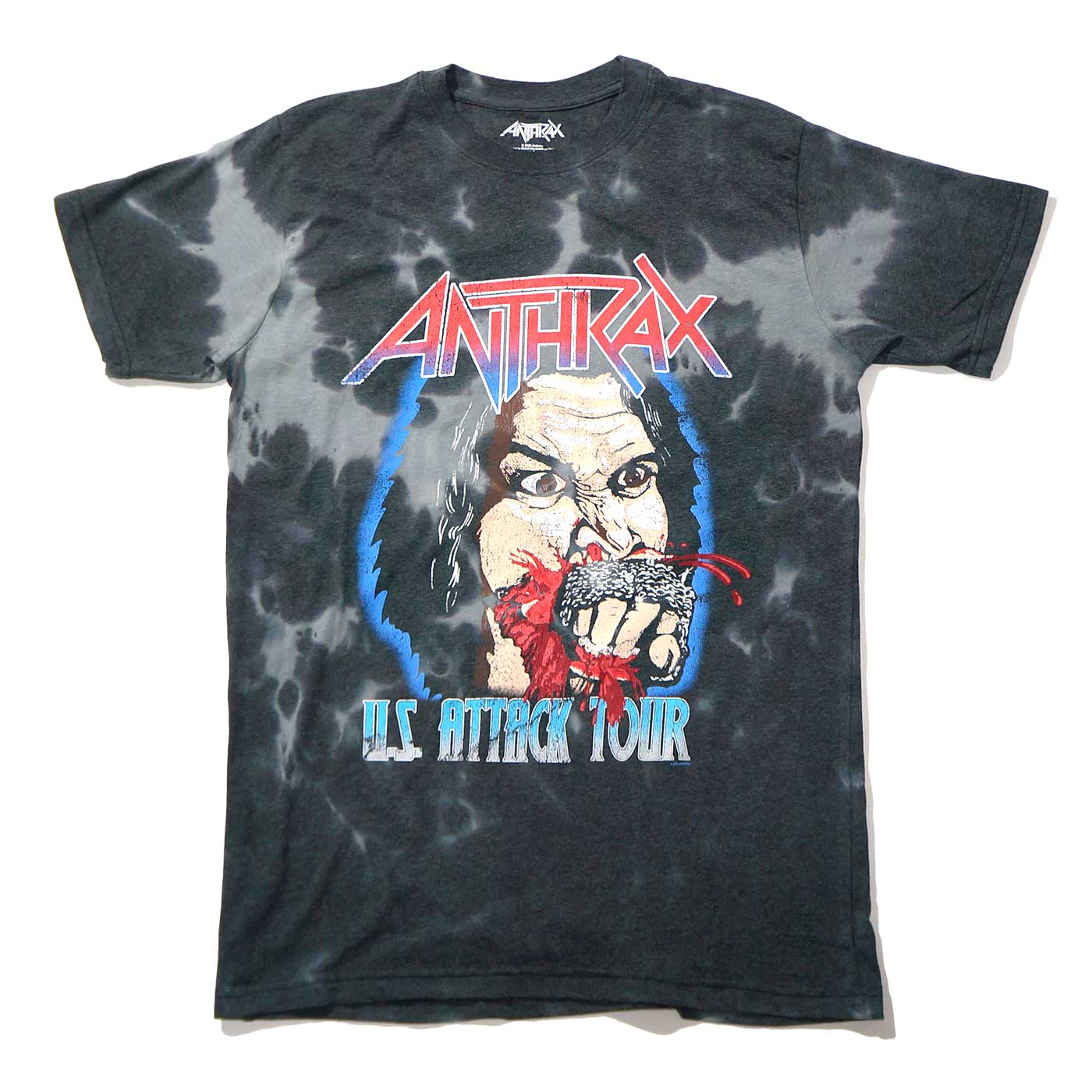 ANTHRAX T����� Fistful Of Metal Dye Wash-Black