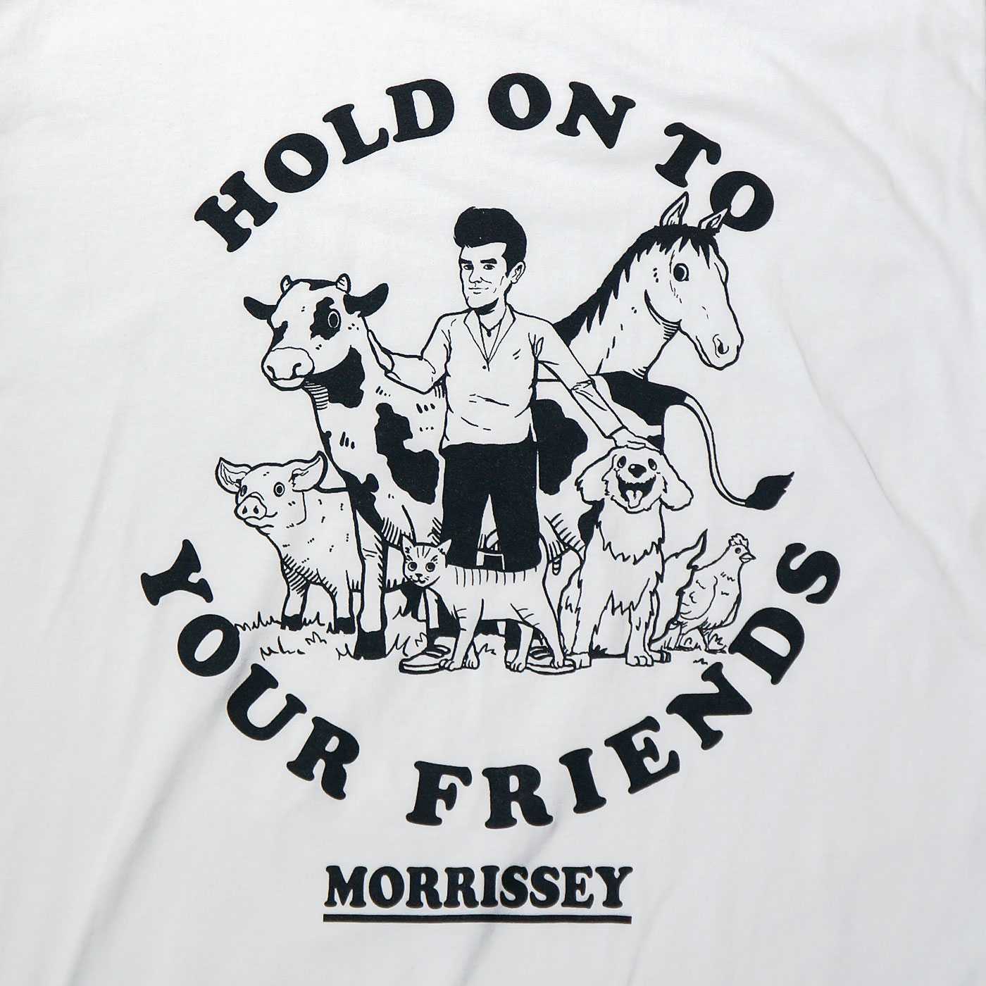 MORRISSEY T����� Hold On To Your Friends-White