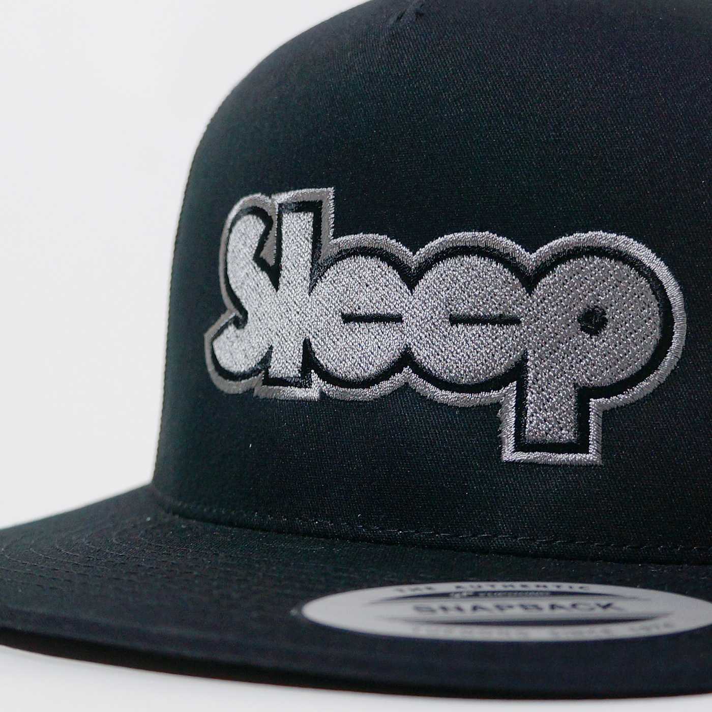 SLEEP å奭å Embroidered Logo-Black