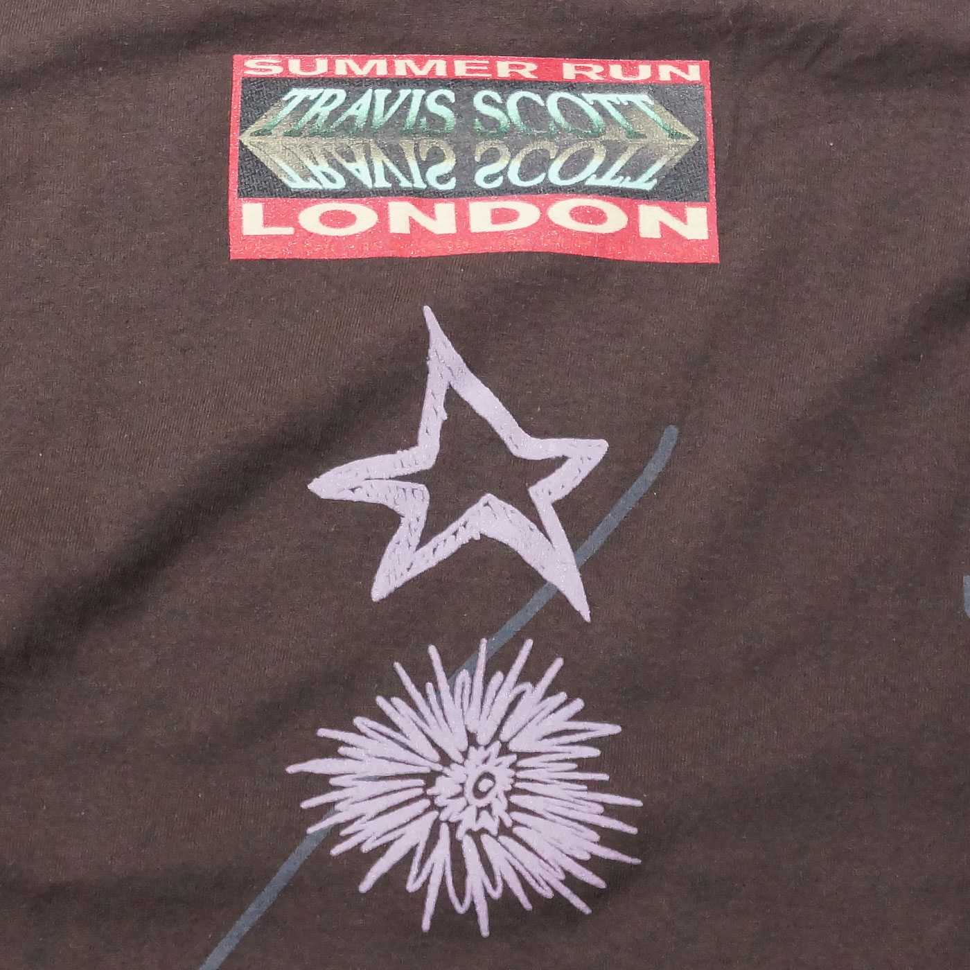 TRAVIS SCOTT ロングスリーブ Summer Run 2023 London-Brown | OSOMALO