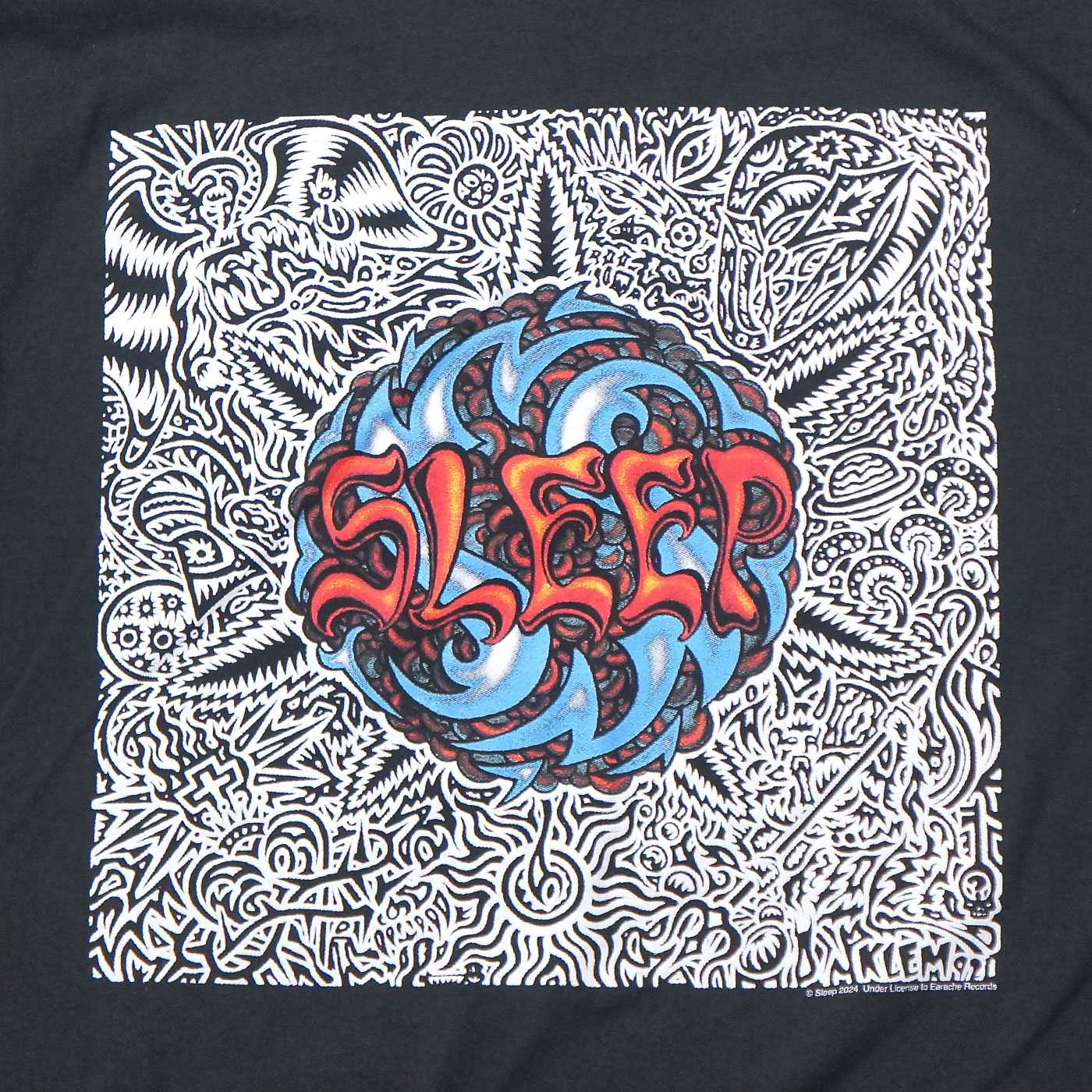SLEEP T����� Holy Mountain Logo-Black