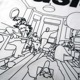 OASIS T����� Definitely Maybe Line Drawing-White