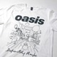 OASIS T����� Definitely Maybe Line Drawing-White