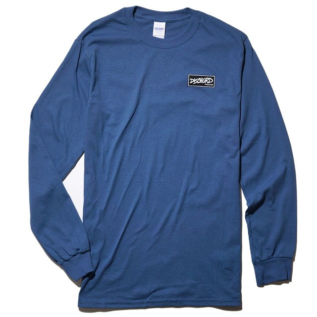 Dischord Records ���󥰥��꡼��T����� / Box Logo - Indigo Blue
