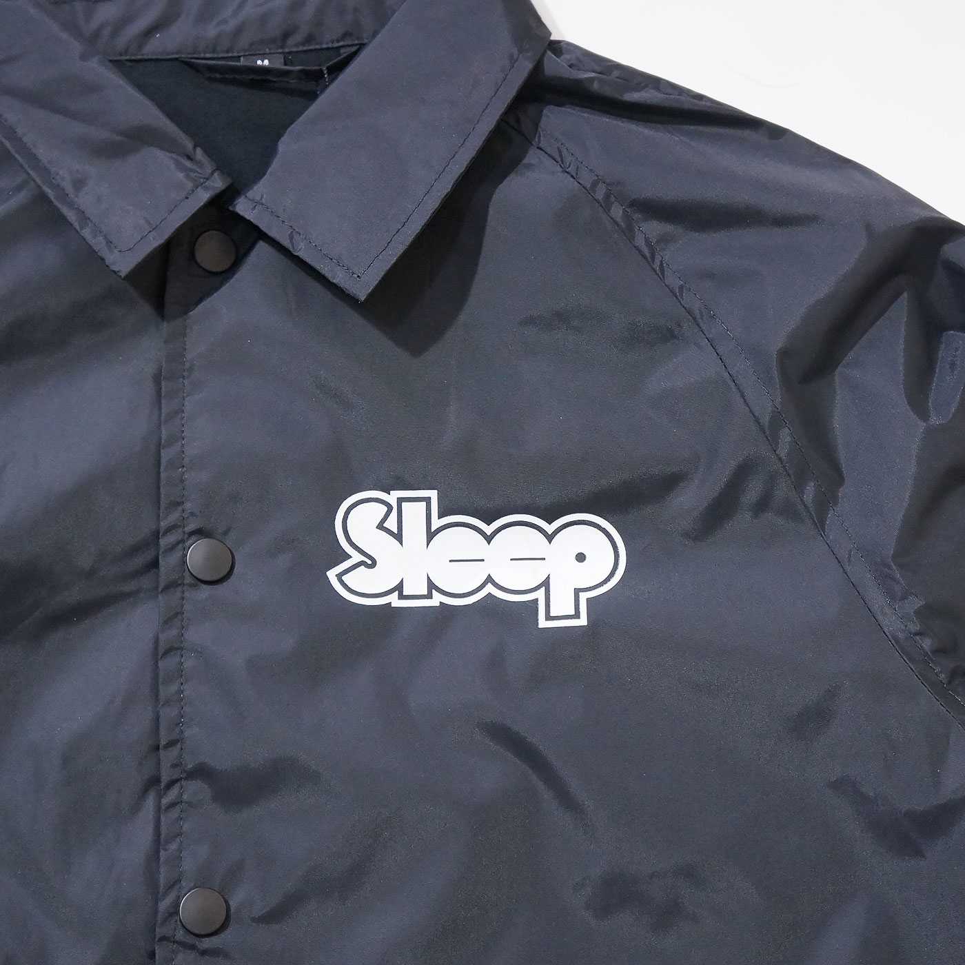 SLEEP スリープ バンド コーチジャケット Clarity-Black | OSOMALO 