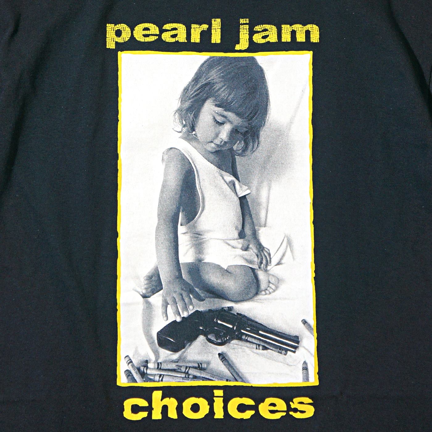 PEARL JAM Tシャツ Choices-Black | OSOMALO バンドTシャツの通販