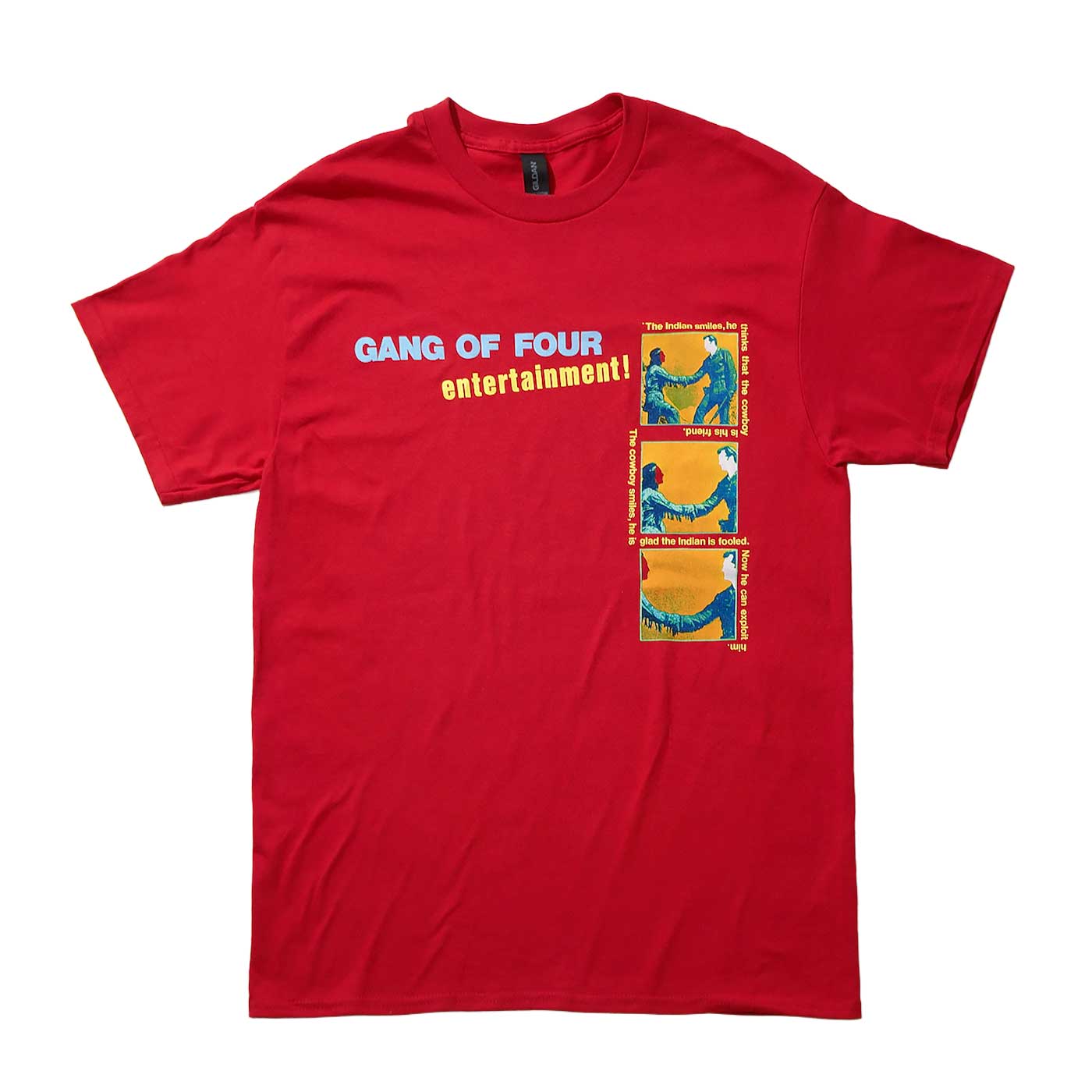 GANG OF FOUR Tシャツ Entertainment-Red