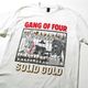 GANG OF FOUR Tシャツ Solid Gold-White