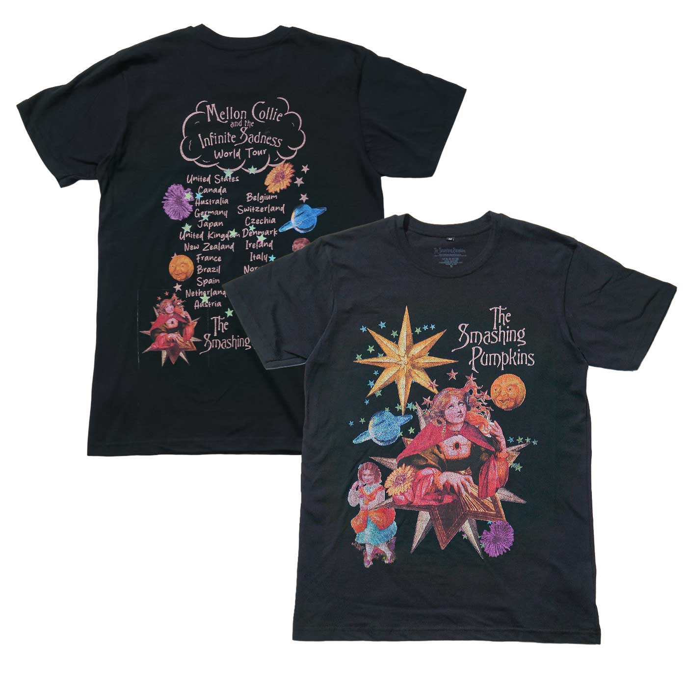 The Smashing Pumpkins T����� Celestial Collage Premium Carbon(Bp)-Black