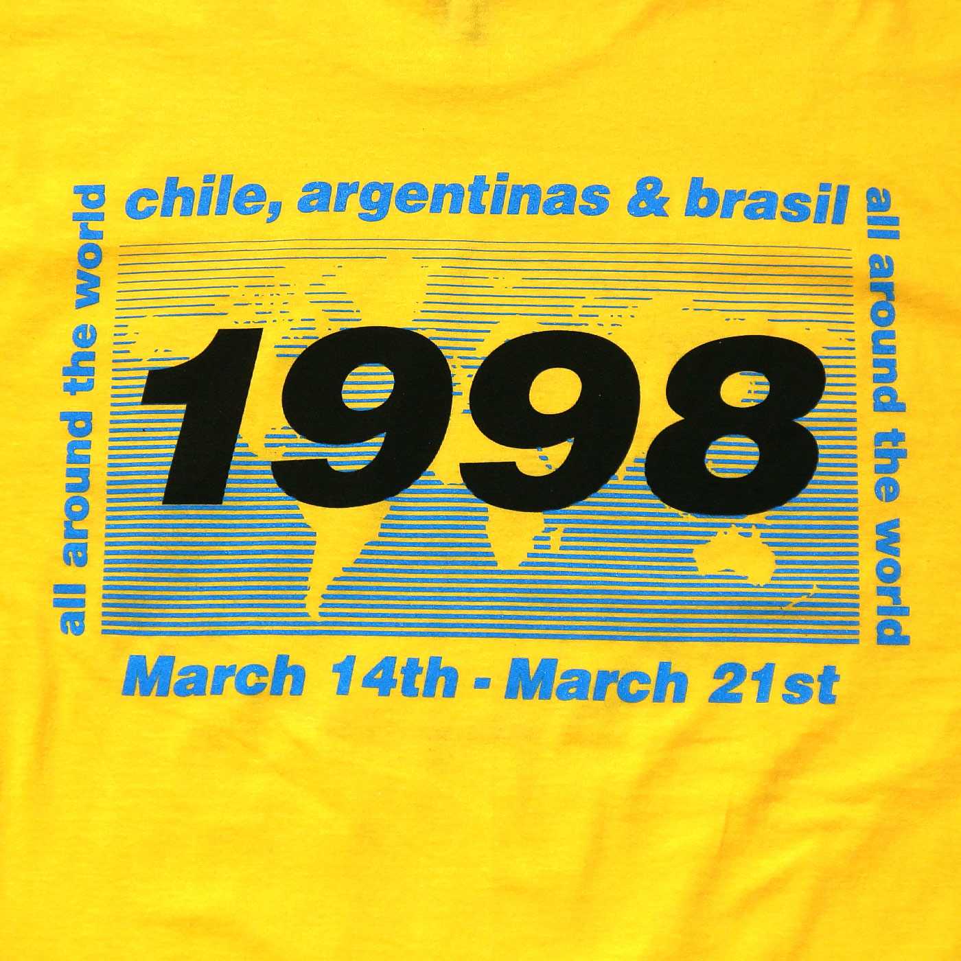 OASIS T����� 1998 World Tour South America-Yellow