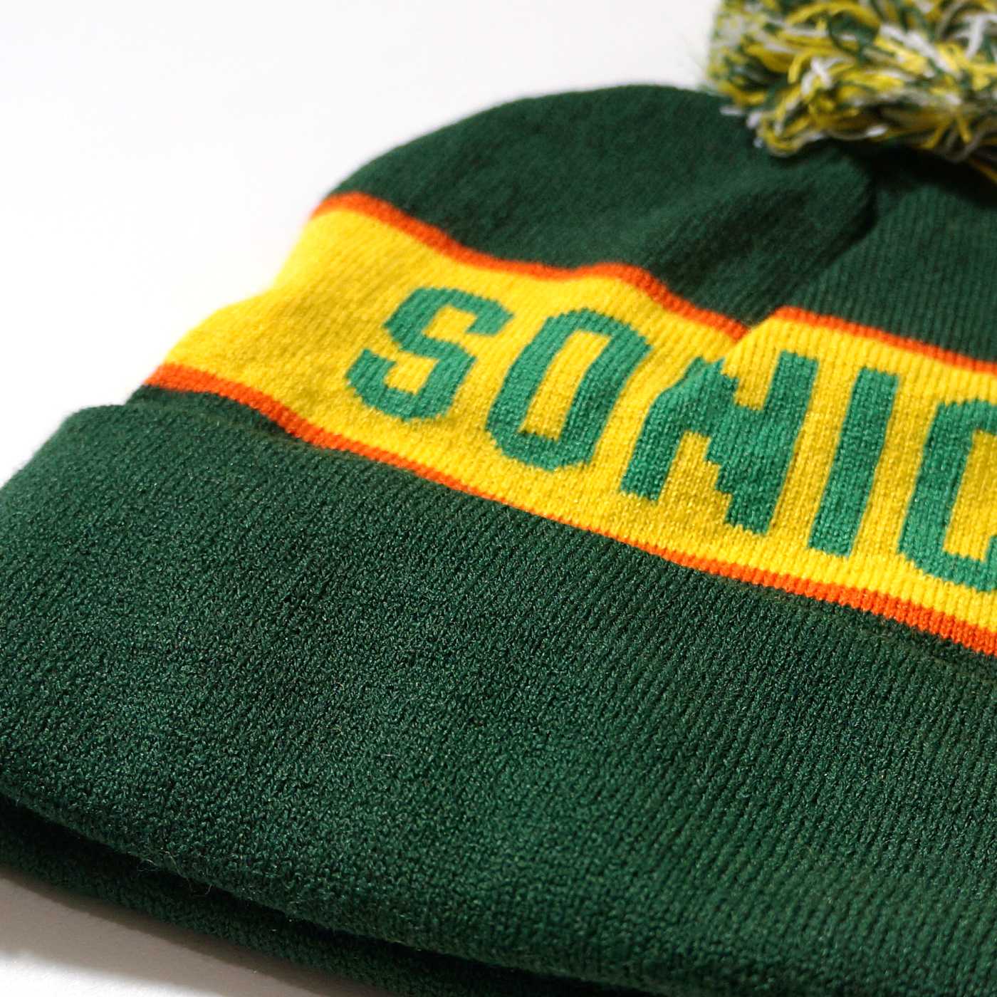 SONIC YOUTH ニット帽子 ビーニー Knit hat-Green | OSOMALO