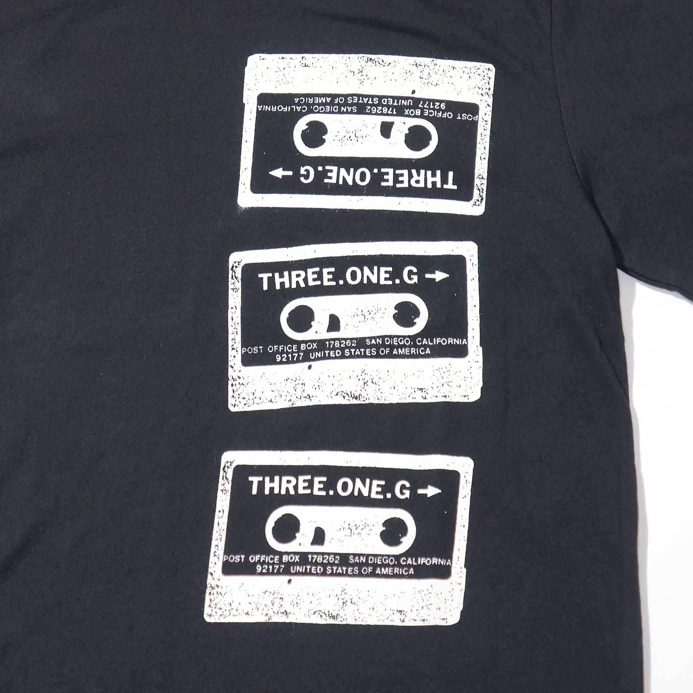 Three One G T����� Cassette Logo-Black