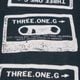 Three One G T����� Cassette Logo-Black