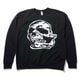ORCHID �������åȥ���� Skull Crewneck Sweatshirt-Black