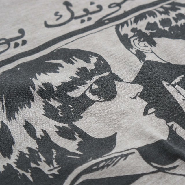 SONIC YOUTH Tシャツ ソニックユース/ArabicGoo グレー OSOMALO バンドTシャツの通販