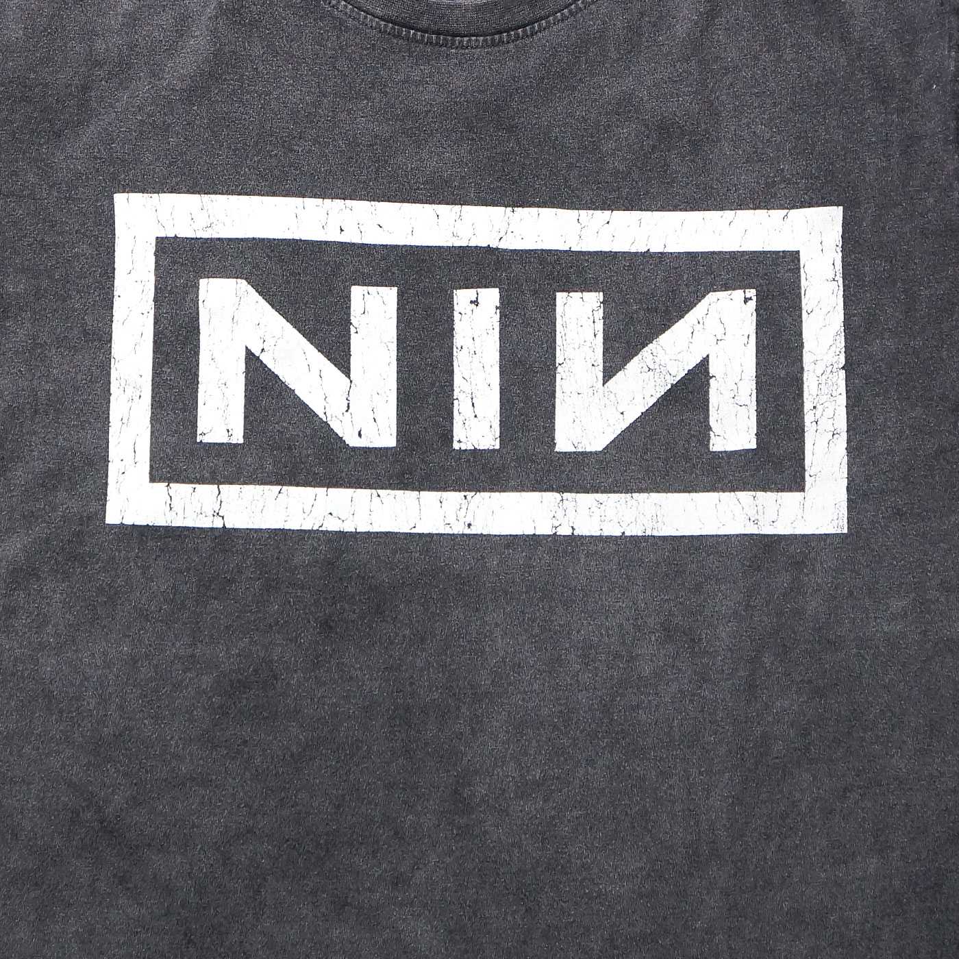 NINE INCH NAILS T����� Classic Logo ���ȡ��󥦥��å���-Grey 