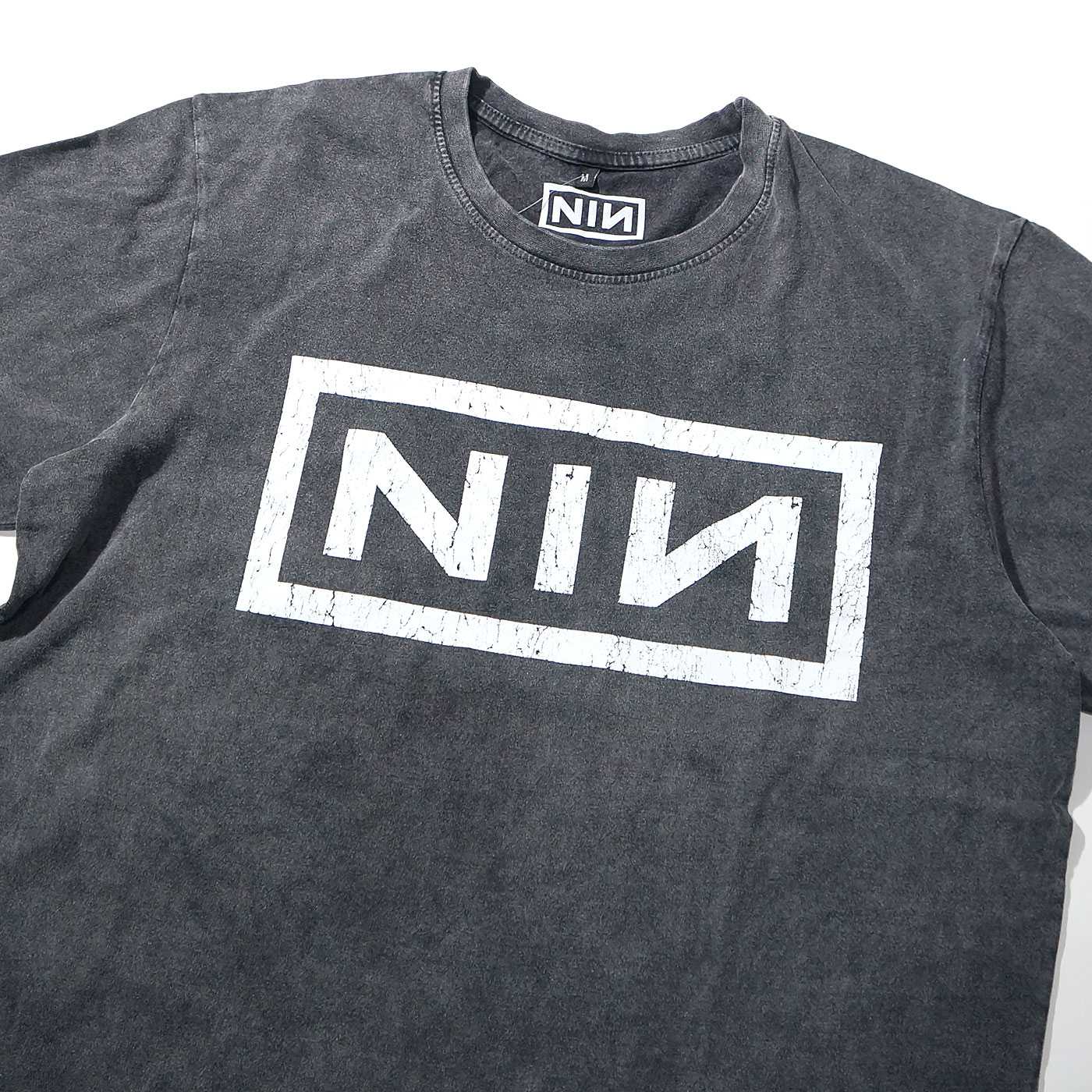 NINE INCH NAILS T����� Classic Logo ���ȡ��󥦥��å���-Grey 