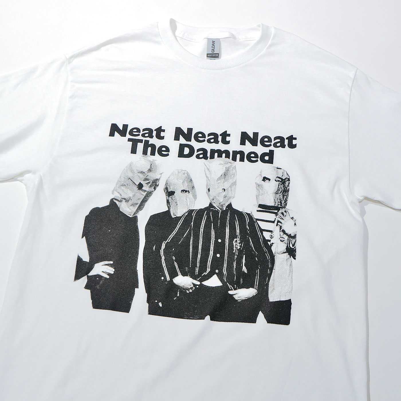 THE DAMNED Tシャツ Neat Neat Neat-White | OSOMALO バンドTシャツの通販