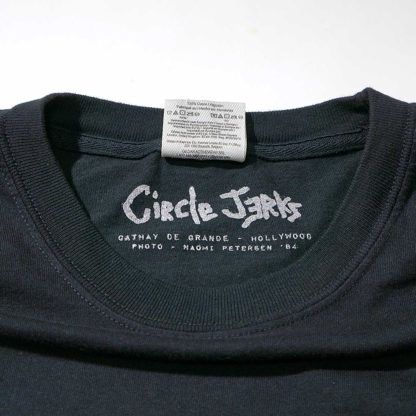 CIRCLE JERKS T����� 1984 Lineup-Black