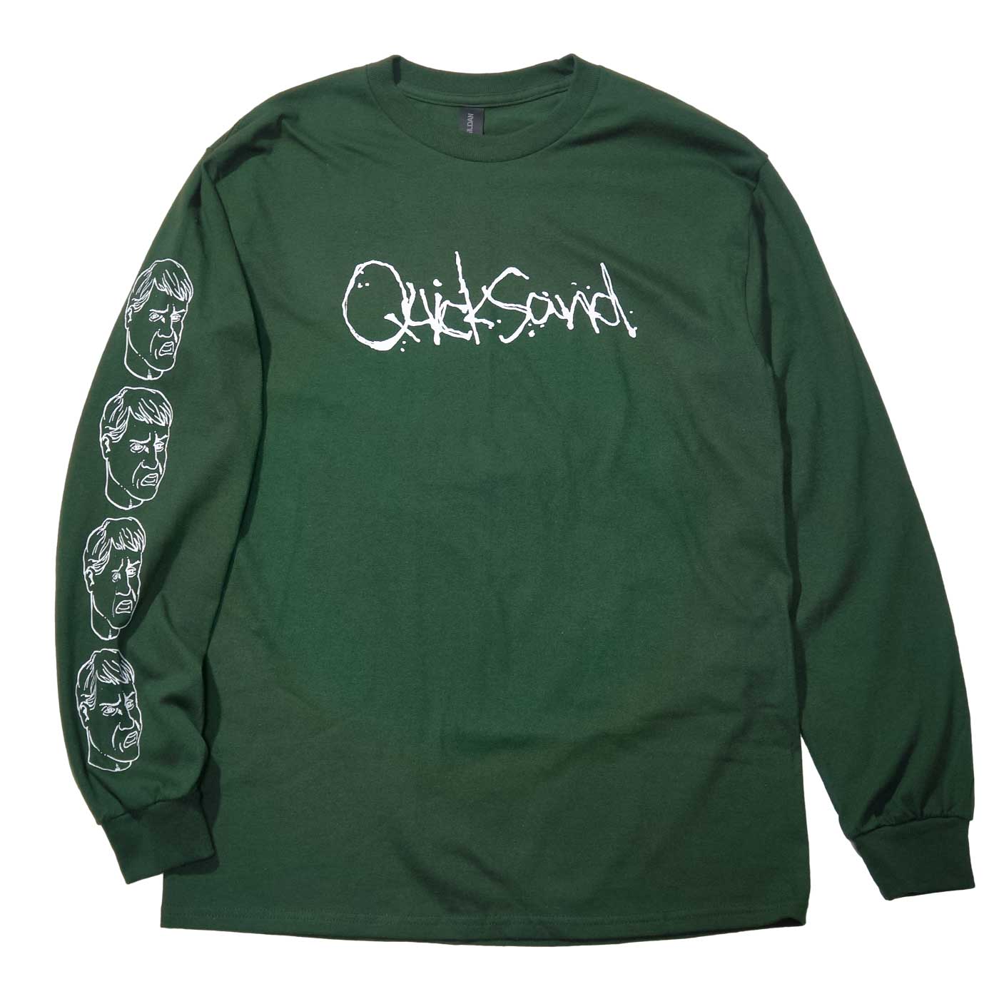 QUICKSAND ���󥰥��꡼�֥���� Logo-Green