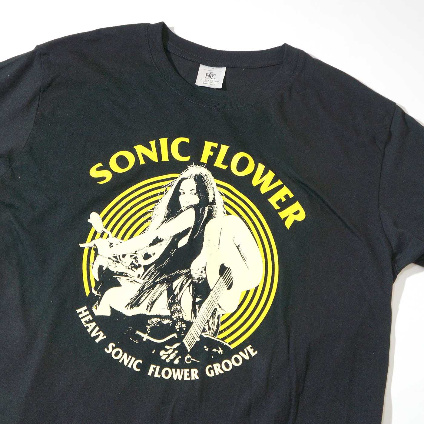 SONIC FLOWER(ソニック・フラワー) Tシャツ 01 -Black | OSOMALO