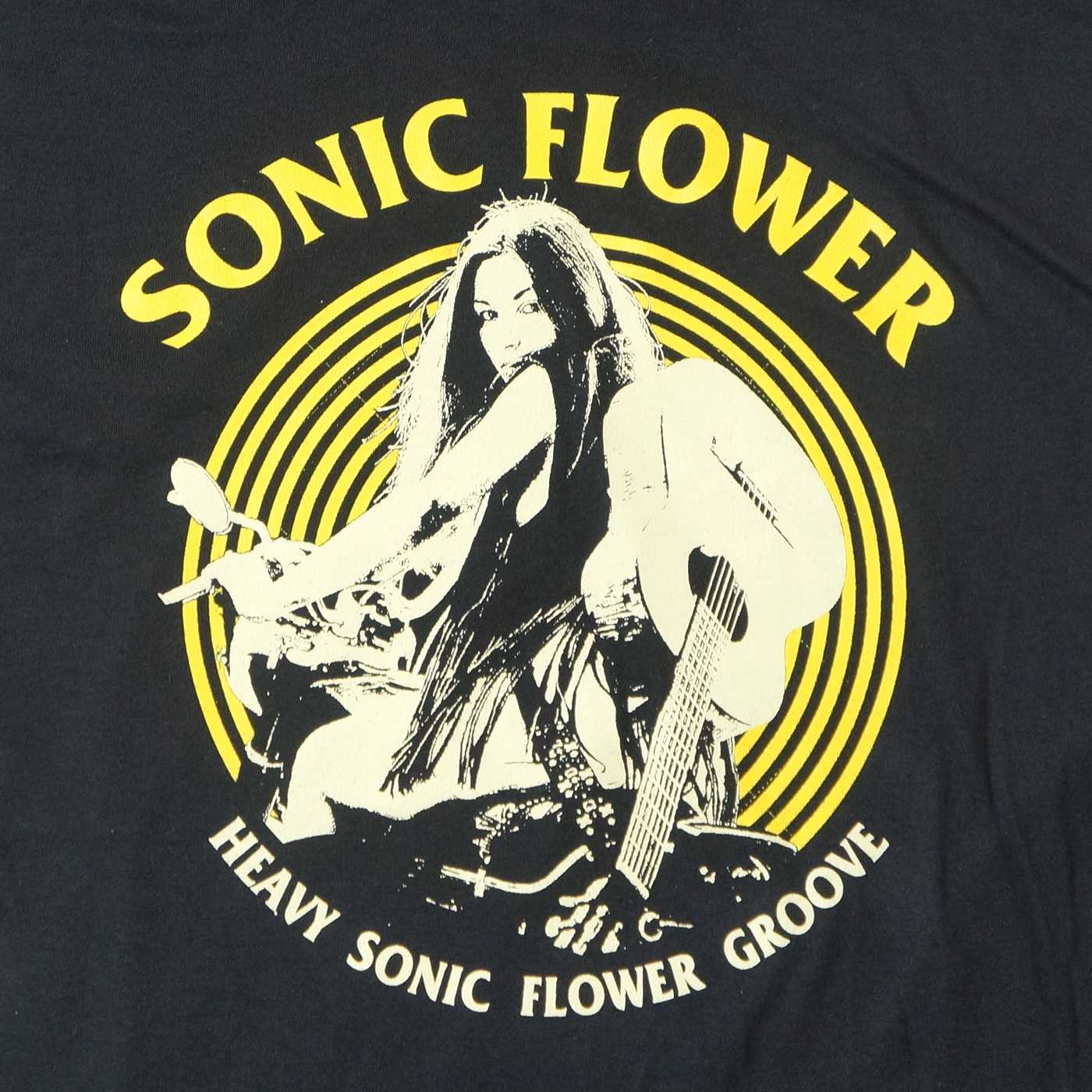 SONIC FLOWER(ソニック・フラワー) Tシャツ 01 -Black | OSOMALO