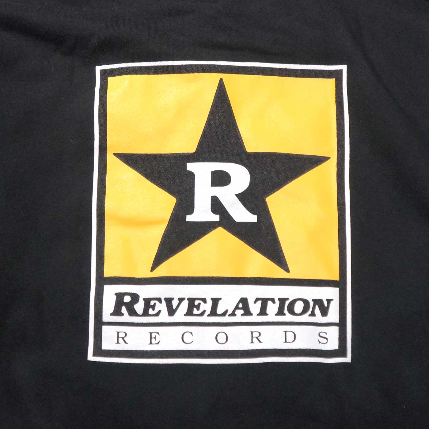 REVELATION RECORDS ���åץ��åץѡ����� Logo Zipper Hooded Sweatshirt-Black