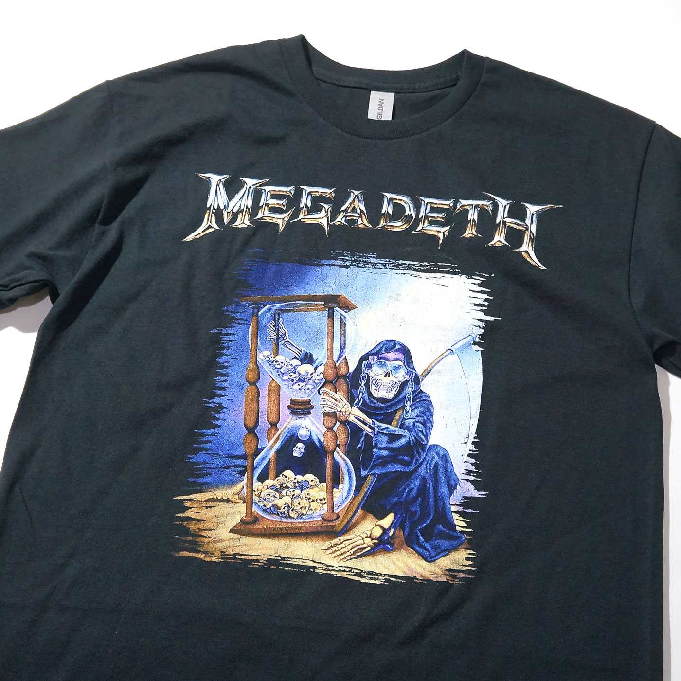 MEGADETH Tシャツ Countdown Hourglass-Black | OSOMALO バンドT