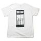 WAX TRAX T����� Classic Wire Logo-White