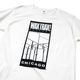 WAX TRAX T����� Classic Wire Logo-White