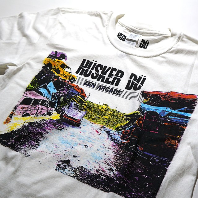 HUSKER DU Tシャツ Zen Arcade-White | OSOMALO バンドTシャツの通販