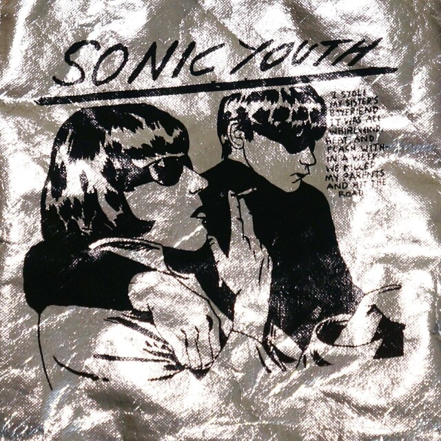 SONIC YOUTH ȡȥХå Silver Goo Tote