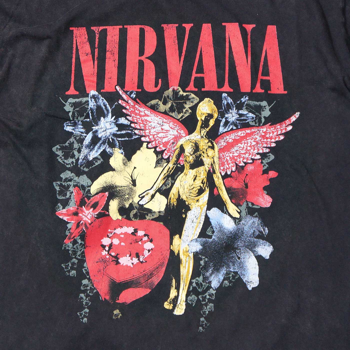 NIRVANA T����� In Utero Vintage Collage ���ȡ��󥦥��å���-Black
