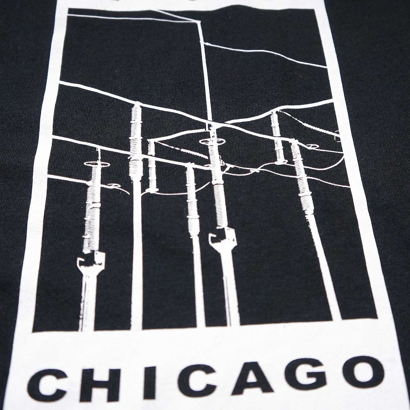 WAX TRAX! T����� Classic Wire Logo-Black