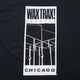 WAX TRAX! T����� Classic Wire Logo-Black