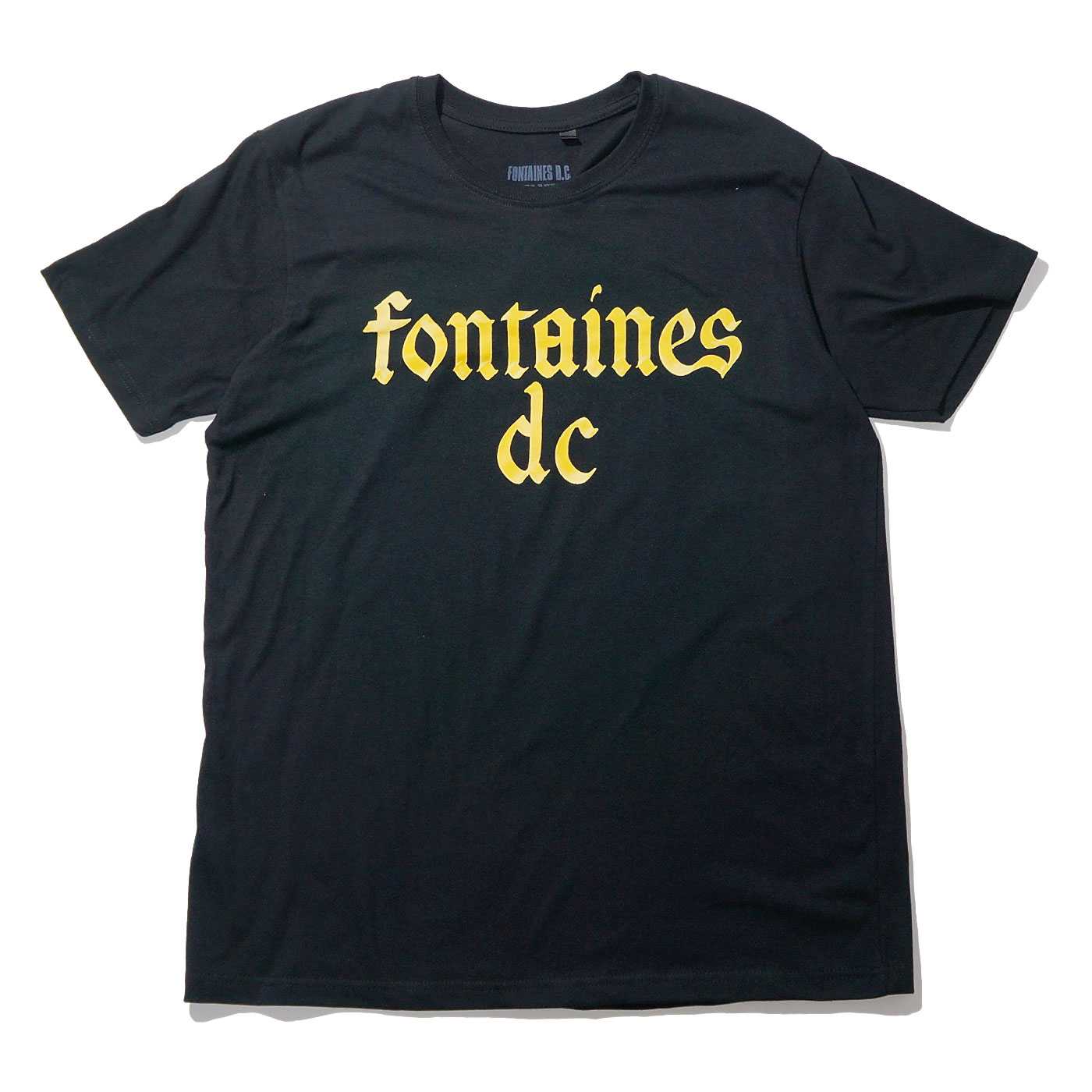 FONTAINES DC T Gothic Logo-Black