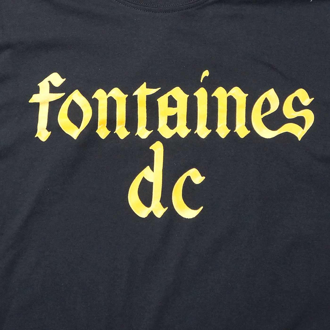 FONTAINES DC T Gothic Logo-Black