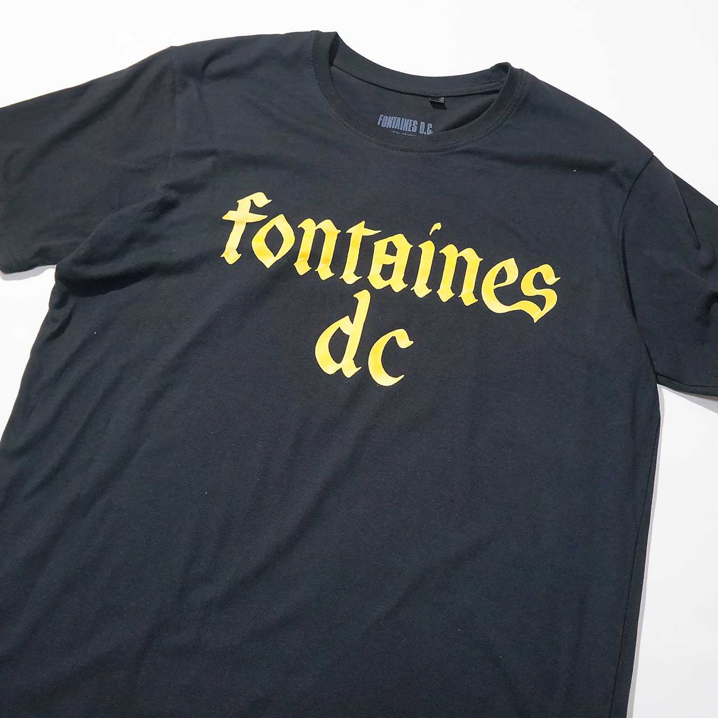 FONTAINES DC T Gothic Logo-Black
