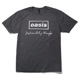 OASIS T����� Definitely Maybe Distressed Text Logo-Grey