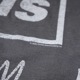 OASIS T����� Definitely Maybe Distressed Text Logo-Grey