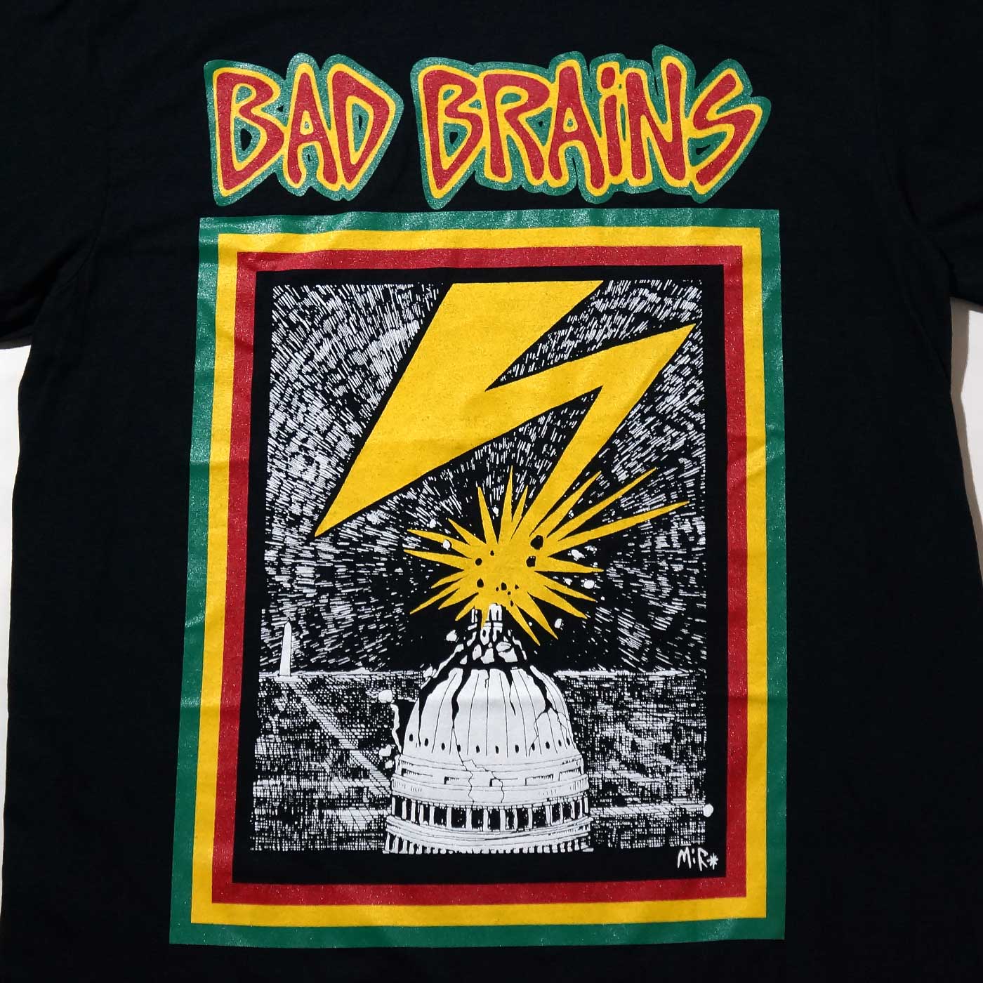 Bad Brains バンドTシャツ XLサイズ　レア BAD BRAINS Tシャツ Capitol Strike-Black | OSOMALO バンドTシャツの通販