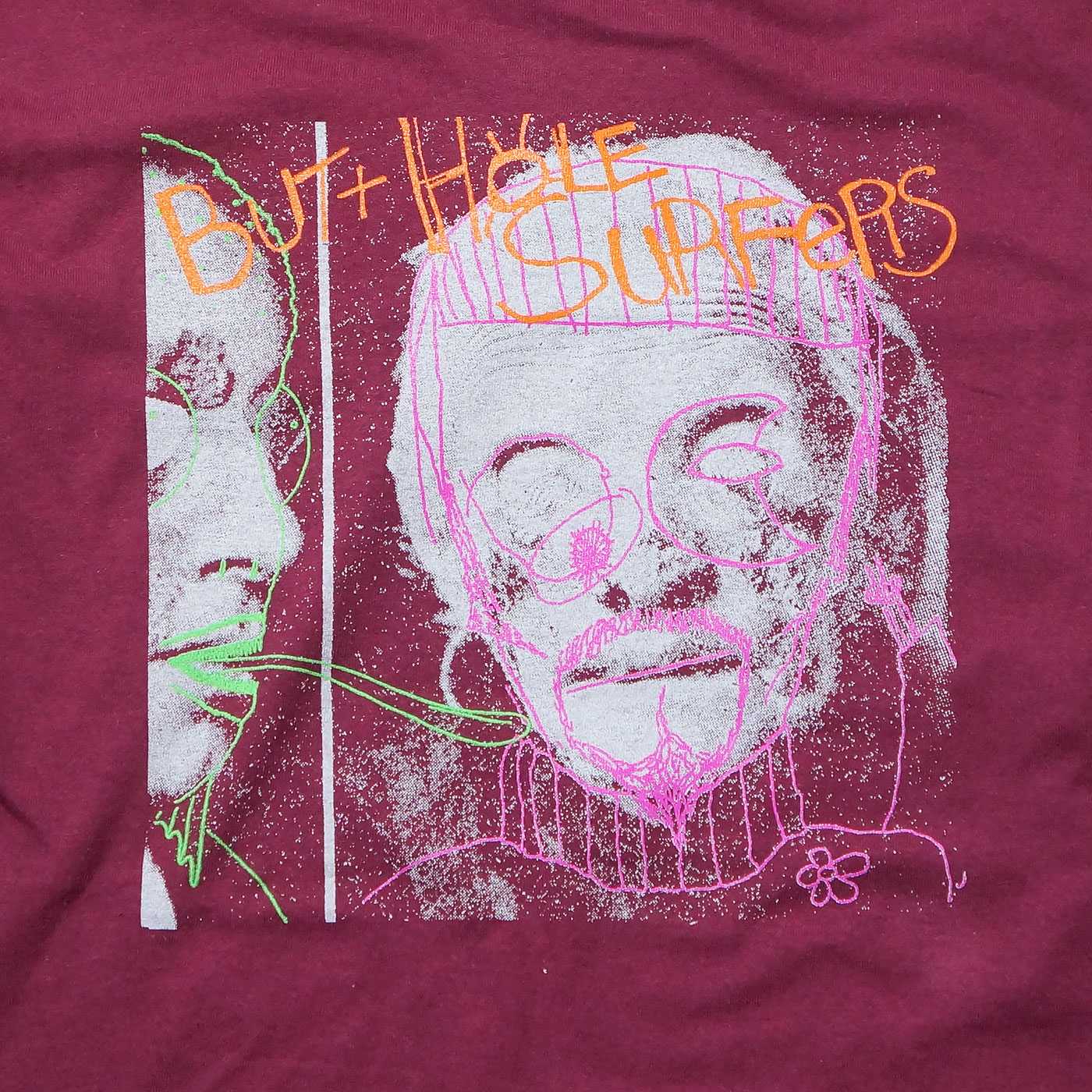 BUTTHOLE SURFERS Tシャツ Psychic Powerless-Maroon | OSOMALO バンド
