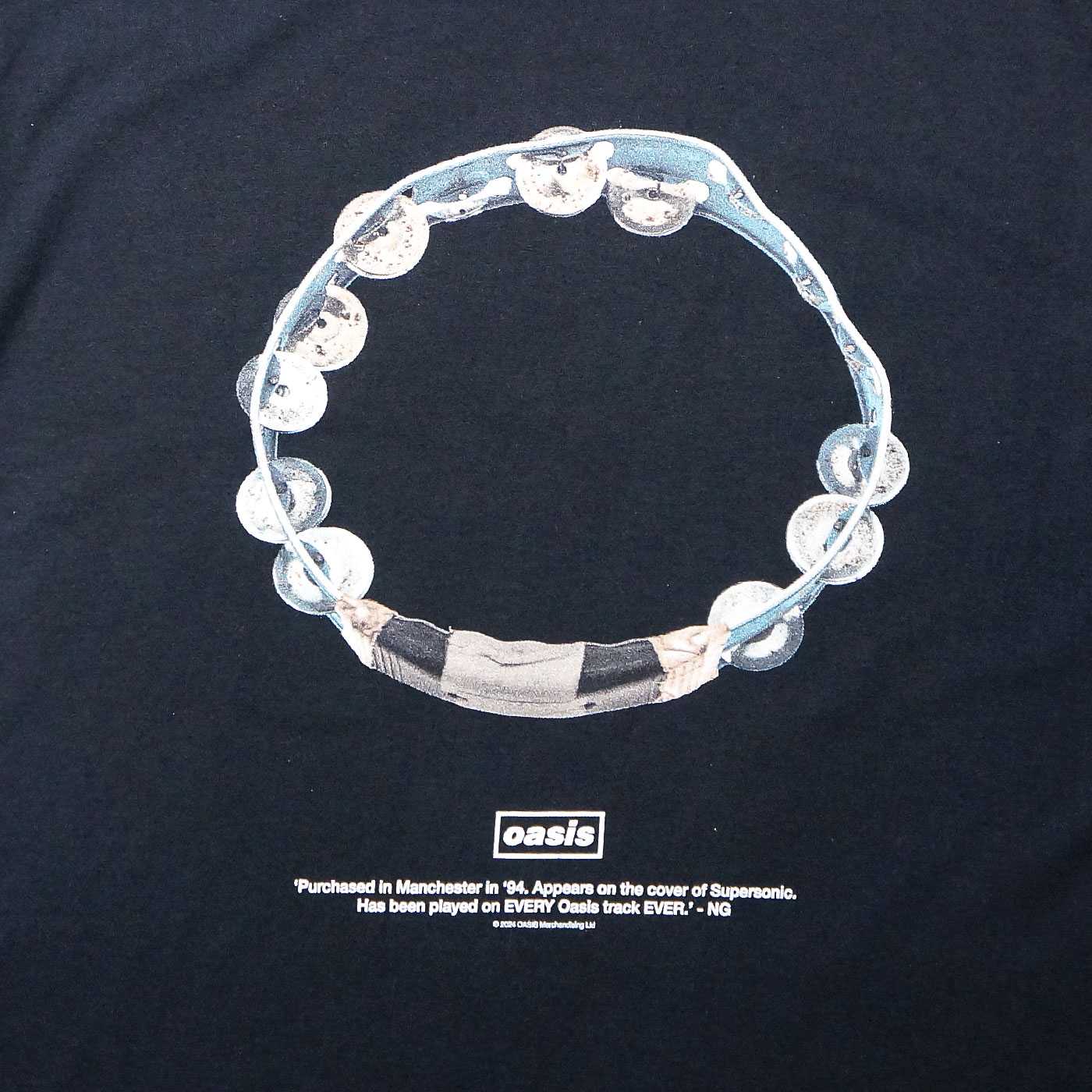 OASIS T����� Definitely Maybe Tambourine-Black