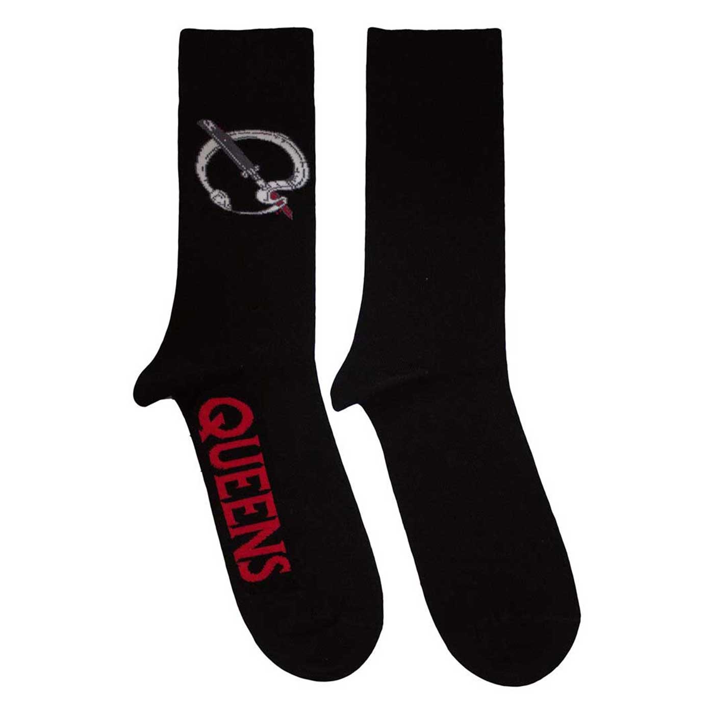 Queens Of The Stone Age ソックス Q Emblem-Black